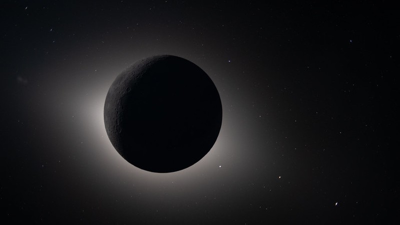 The Moon photographed by Artemis II crew during the eclipse.