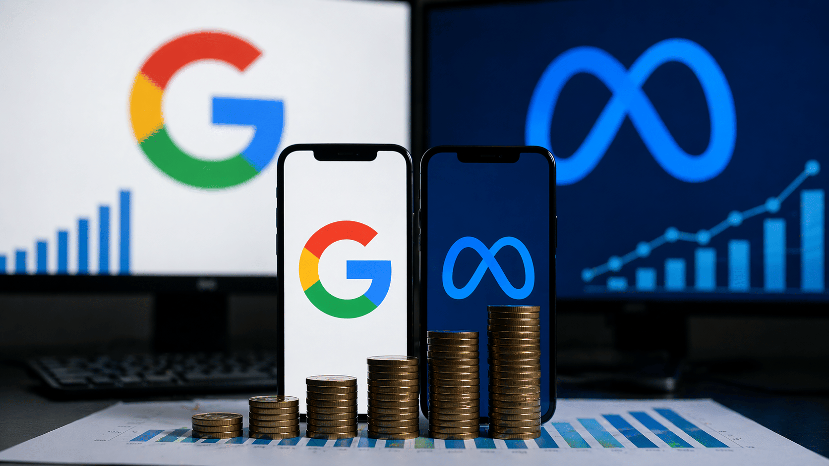 Meta poised to surpass Google in digital ad revenue for first time, report says