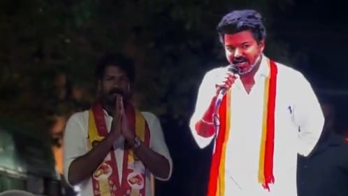 Tamil Nadu Assembly Elections | 'Hologram Vijay' comes to TVK chief's aid for campaigning