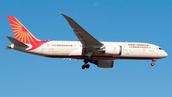 Air India's Boeing 787-8 lands at Delhi IGI Airport after refurbishment in California