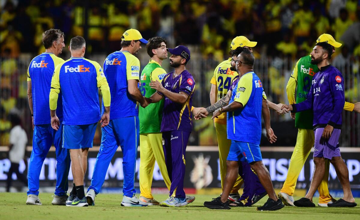 CSK defeat KKR in IPL 2026. Reuters photo