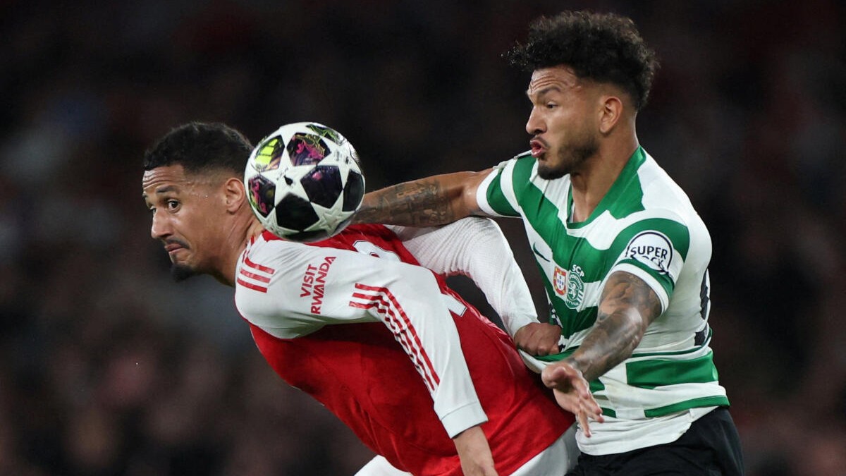 Arsenal scrape past Sporting to reach Champions League semi-final