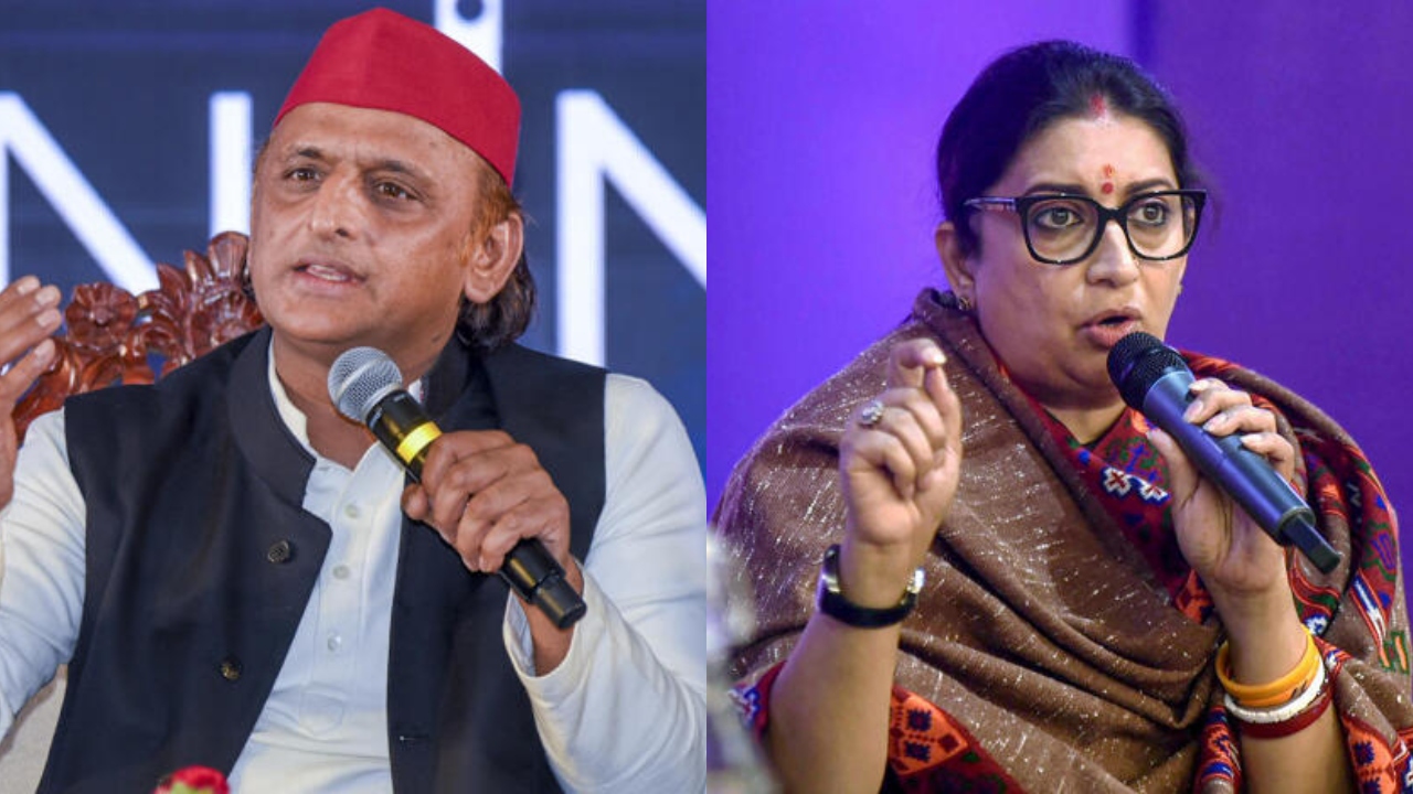 Akhilesh Yadav’s ‘saas-bahu’ jibe at Smriti Irani triggers poetic duel over women’s reservation bill