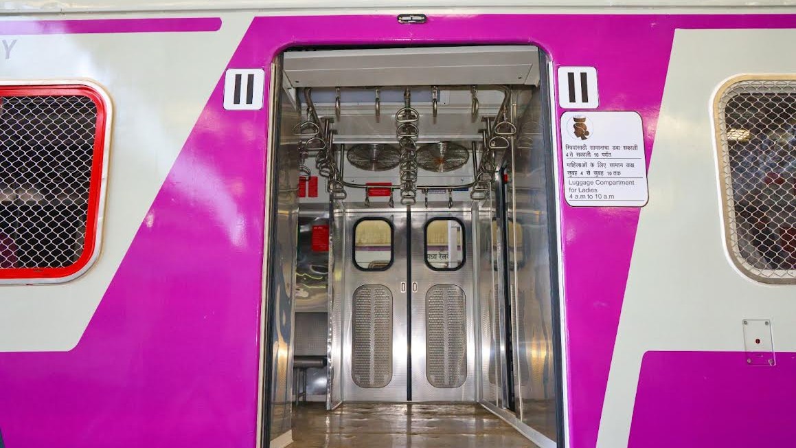 The 12-car non-AC EMU rake.