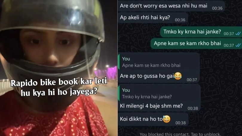 'Aap akeli rehti hai?': Rapido captain sends WhatsApp messages to Ghaziabad woman after ride; company responds