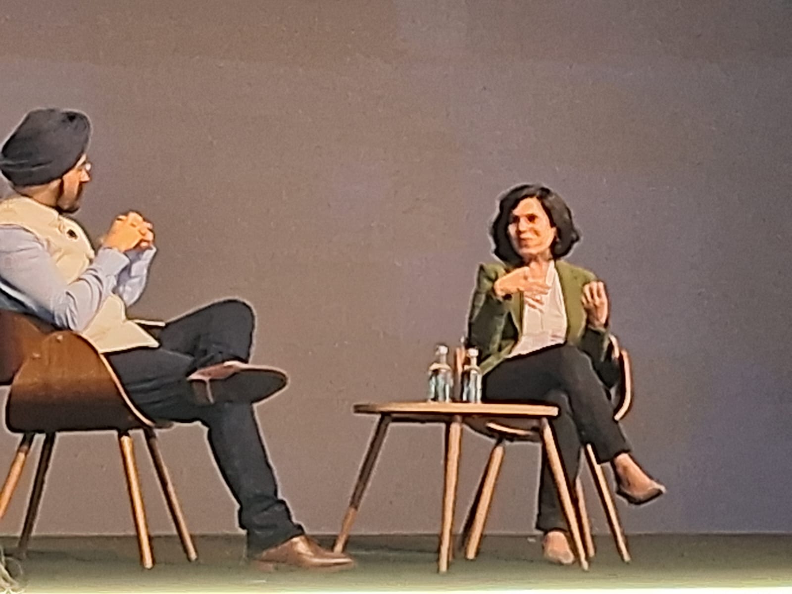 Anthropic India MD Irina Ghose speaking at the Summit.