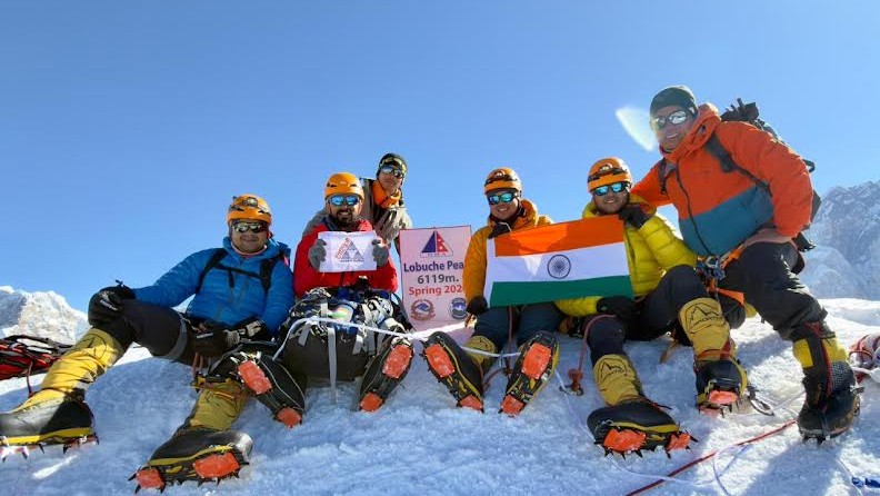 Pune's Giripremi Everest team marks key milestone with successful Lobuche East climb