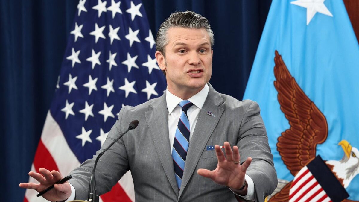 Pentagon chief Hegseth says US blockade on Iran 'going global'