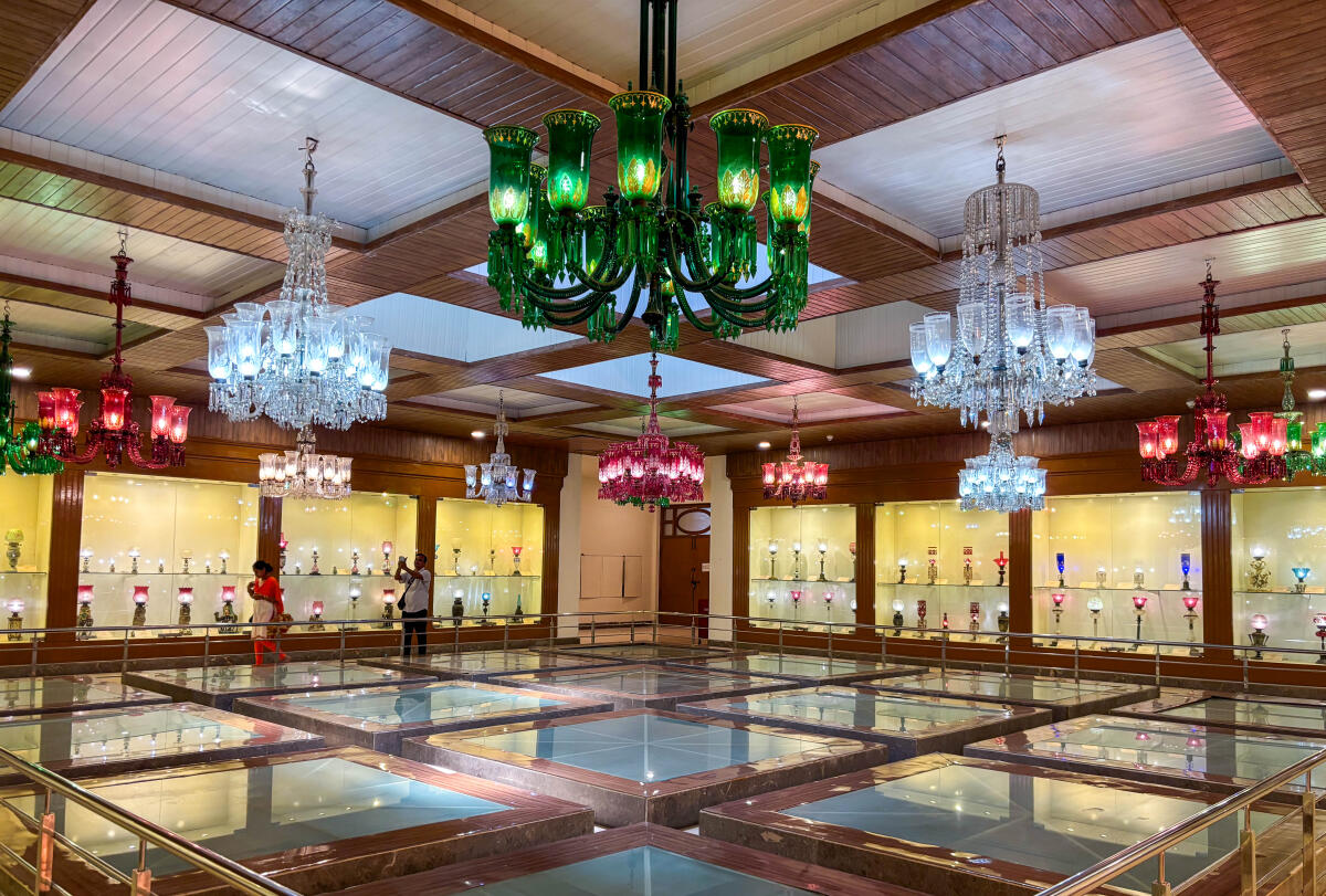A view of artworks and artifacts displayed at Salar Jung Museum, Hyderabad. 
