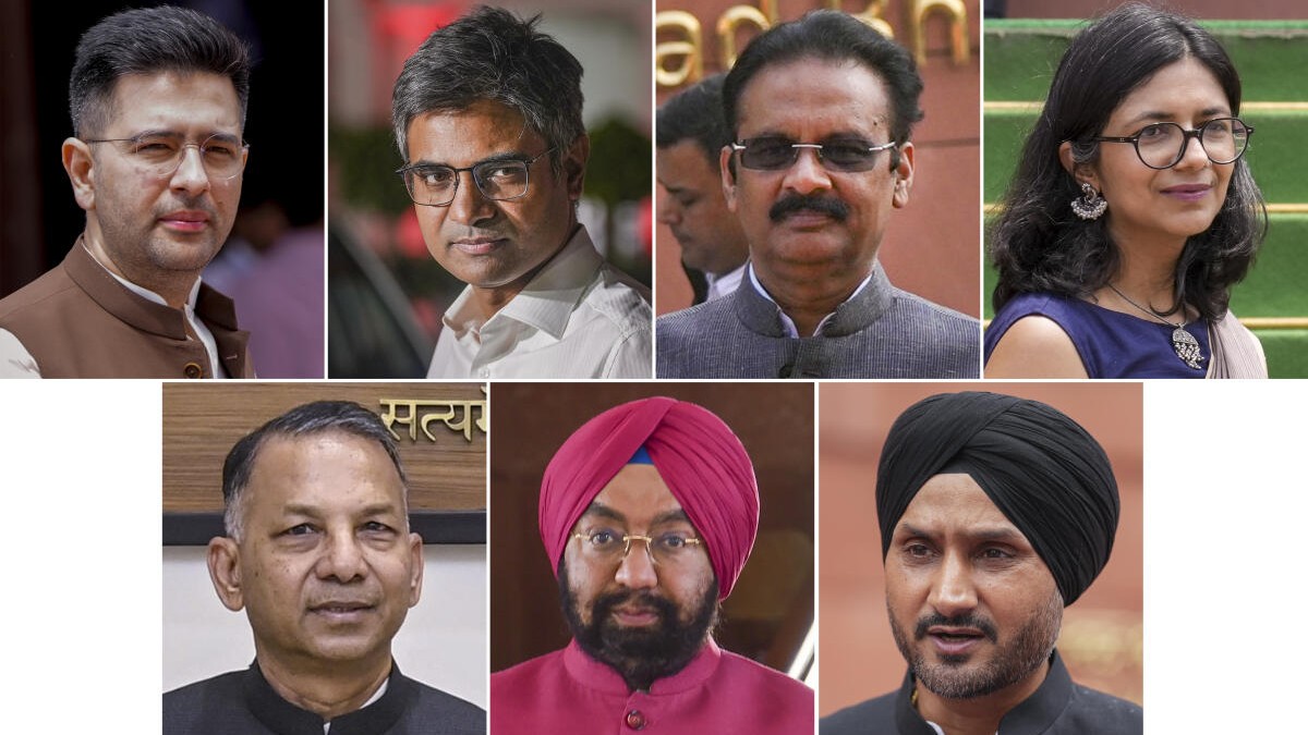 Seven defected AAP MPs listed under BJP in Rajya Sabha; saffron party's strength in Upper House increases to 113