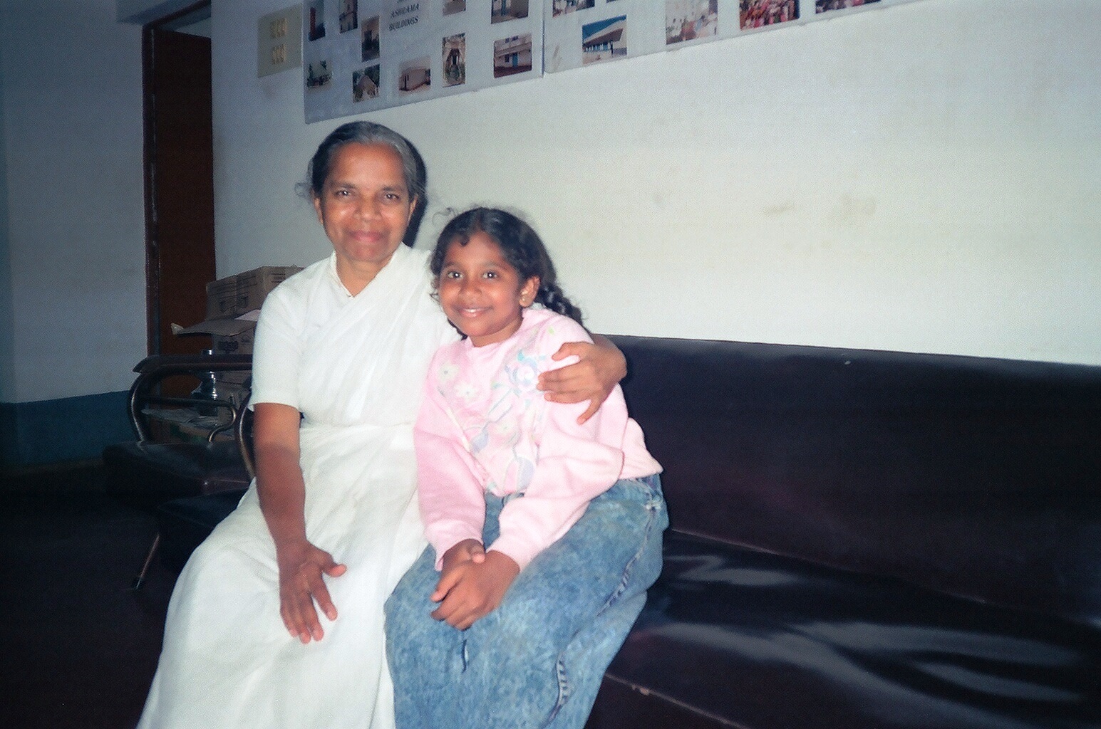  S G Susheelamma with a child. Photo by author