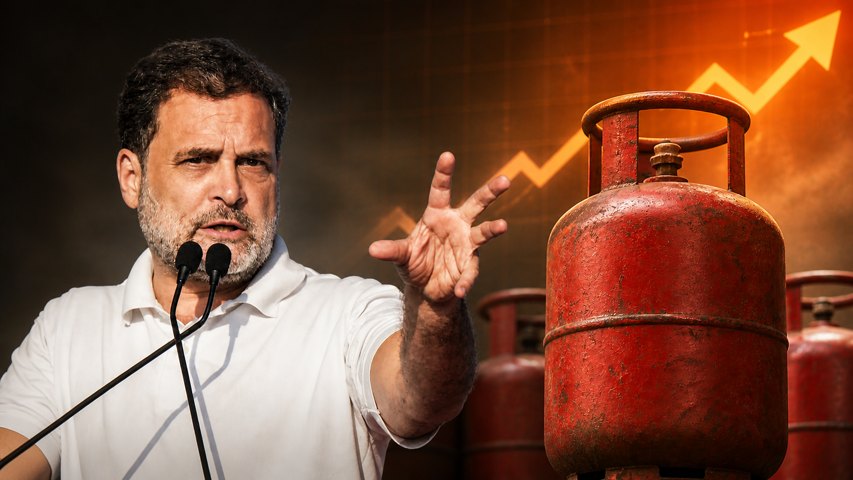 'Election Bill': Rahul Gandhi targets BJP over steep commercial LPG price hike
