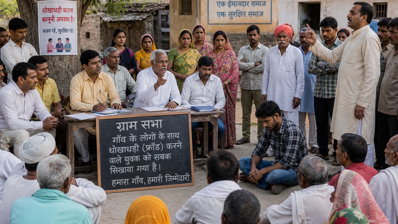 Youth forced to lick shoe as apology after caught scamming villagers in Rajasthan