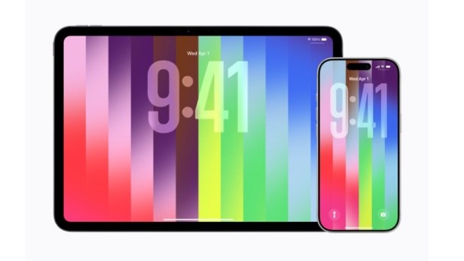 Apple's Pride Luminance UI theme for iPhone and iPad.