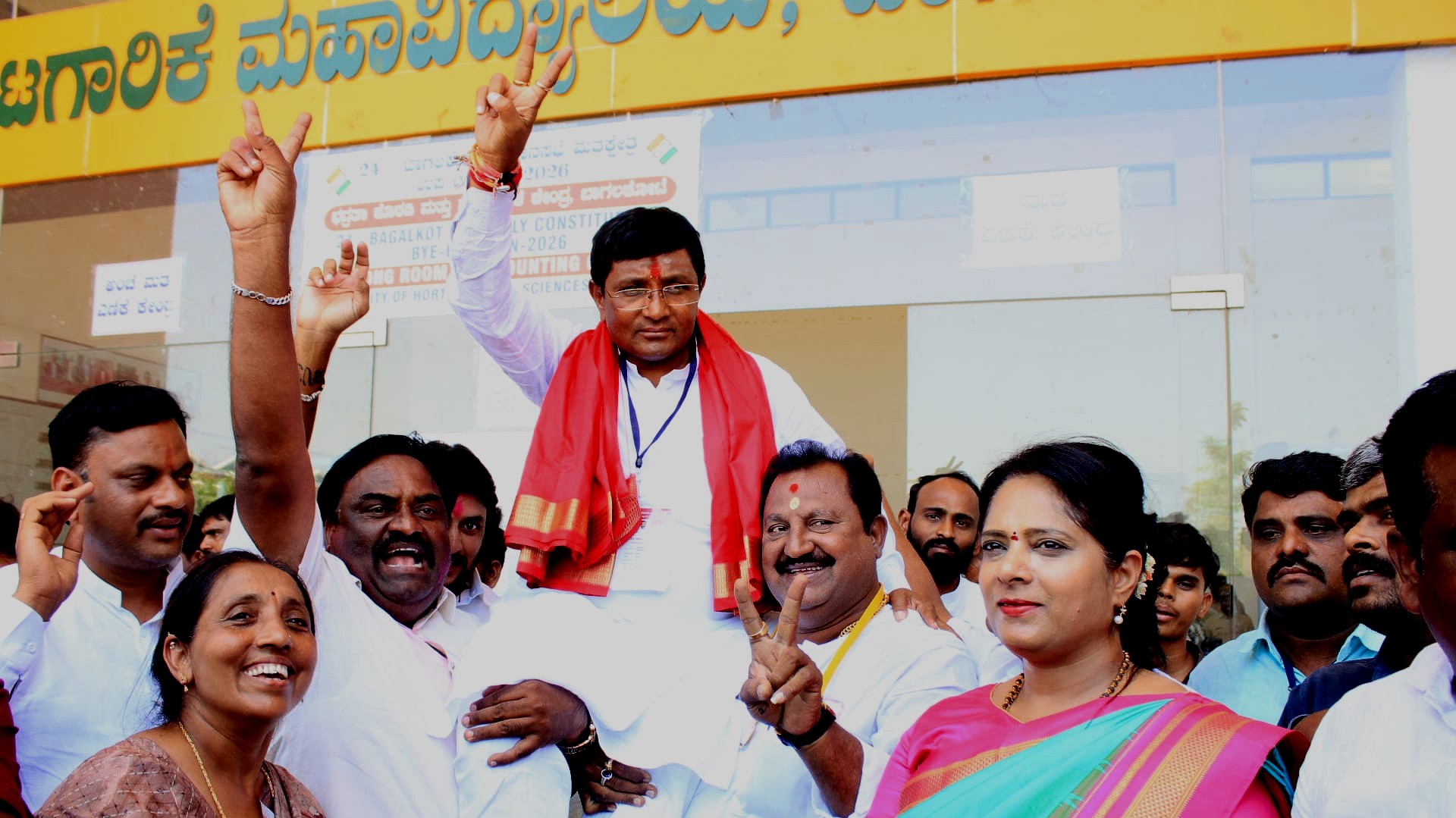 Karnataka bypolls: Umesh Meti starts political journey on a triumphant note