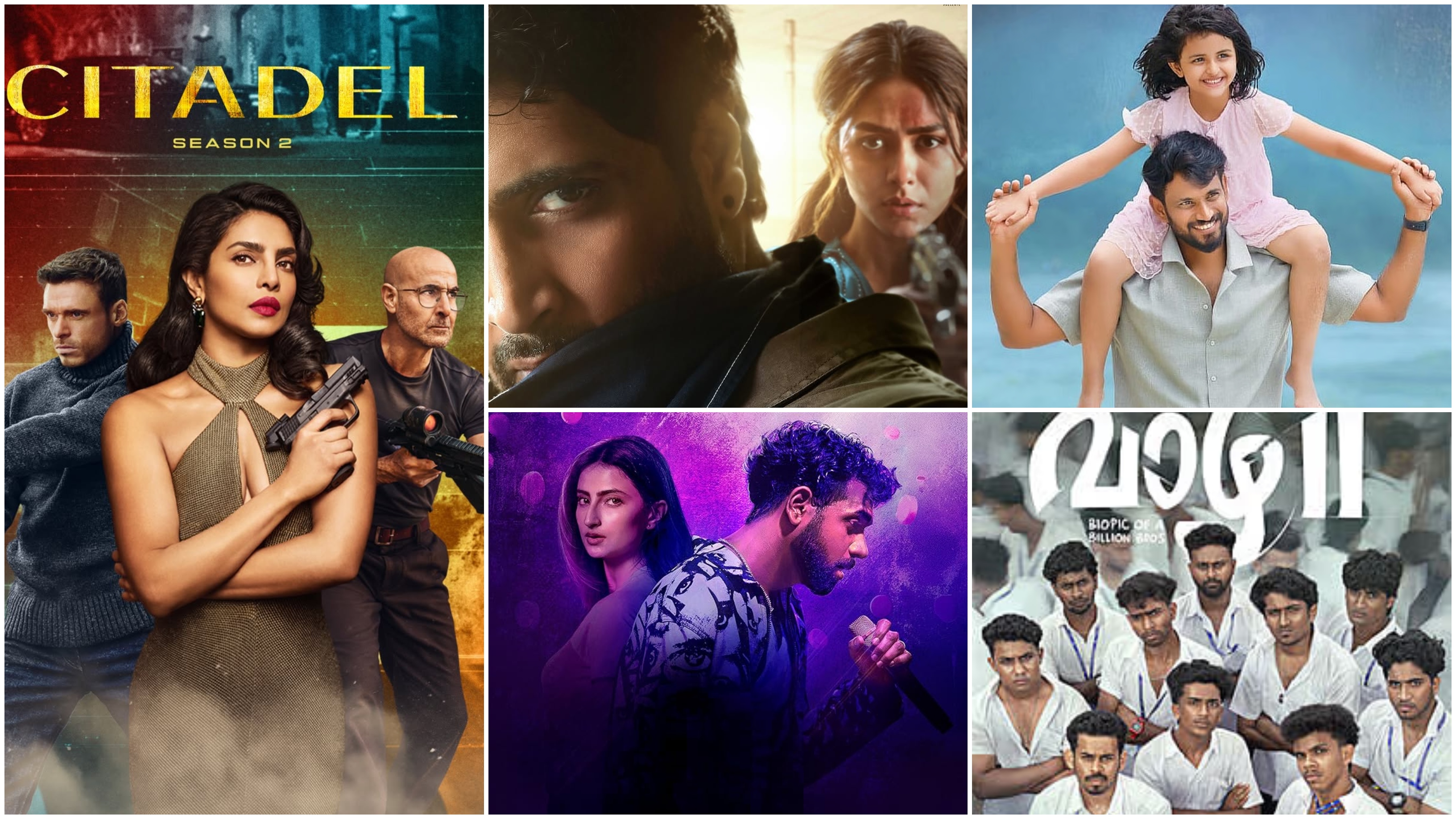 New OTT releases: 'Citadel' Season 2, 'Dacoit', 'Lukkhe', 'Vaazha 2' & more to watch this week