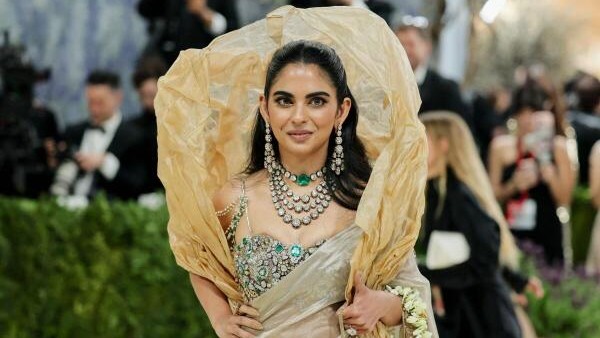 Met Gala 2026: Isha Ambani dazzles with over 1,800 carats of diamonds in Gaurav Gupta saree