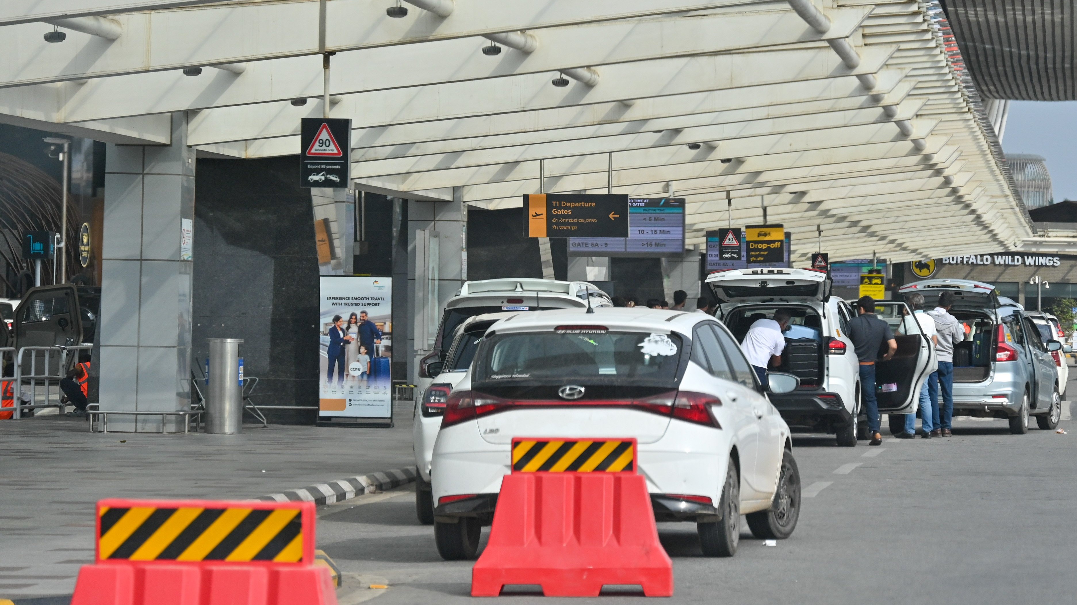 Low airport cab fares push drivers away from Ola, Uber kiosks at Bengaluru's KIA   