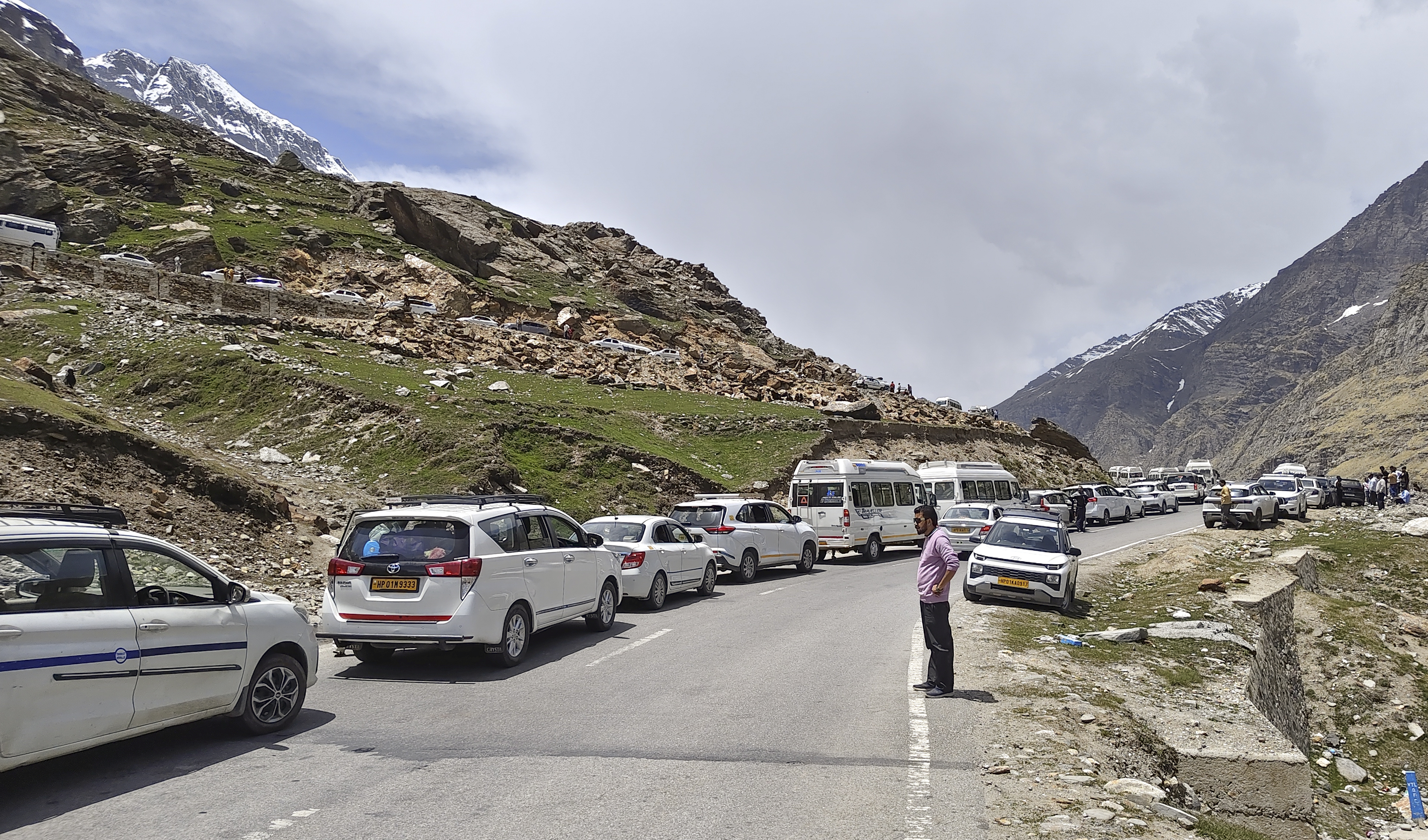 Long queues at Lahaul and Spiti