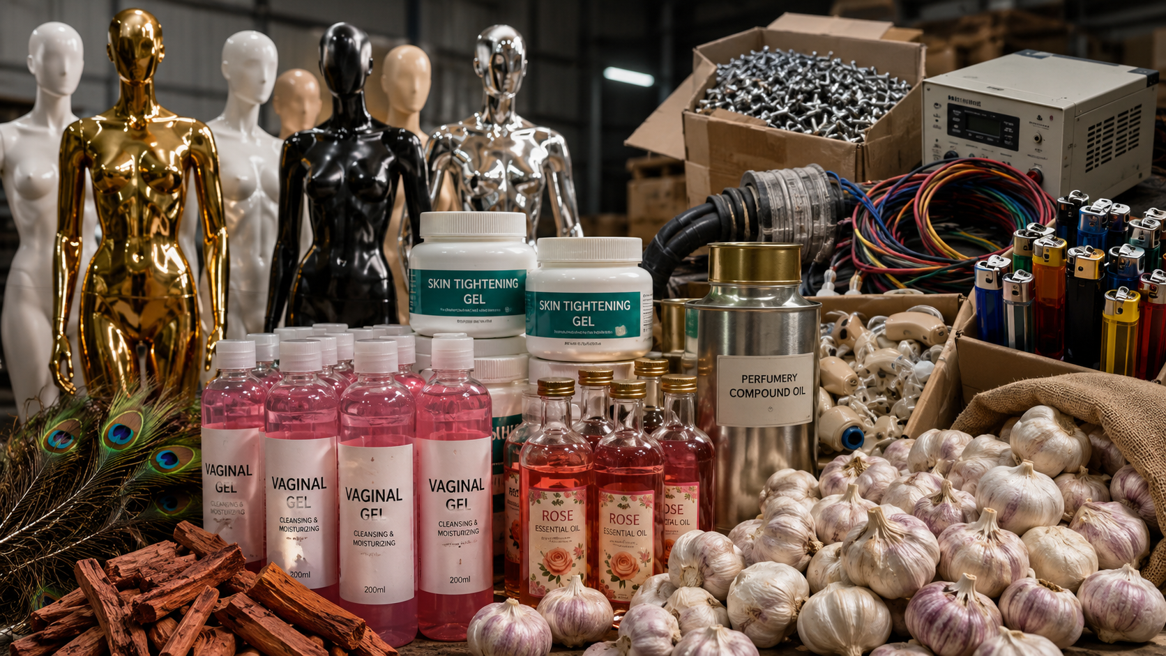 Not gold or drugs! NCRB report reveals unusual smuggling haul from mannequins to vaginal gels & garlic