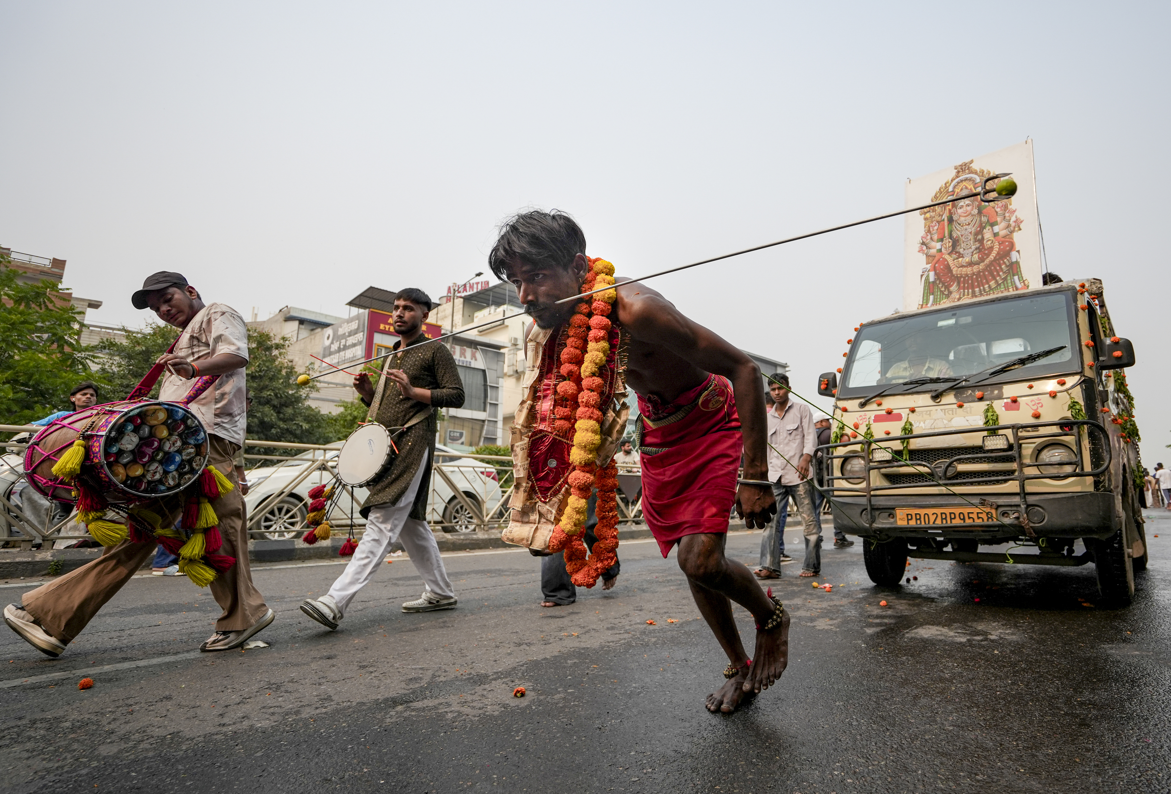 Procession on Mother's Day in Amritsar