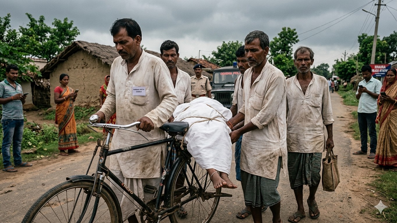 Odisha: Family takes woman’s body on bicycle to police station 12 km away seeking arrest of killers