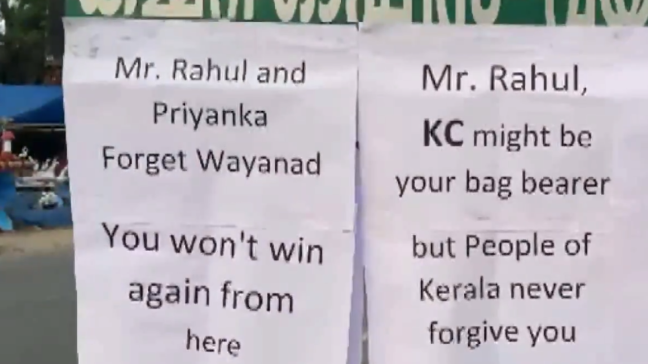 Kerala CM deadlock enters day 10; anti-Rahul Gandhi, Priyanka Gandhi Vadra posters surface in Wayanad