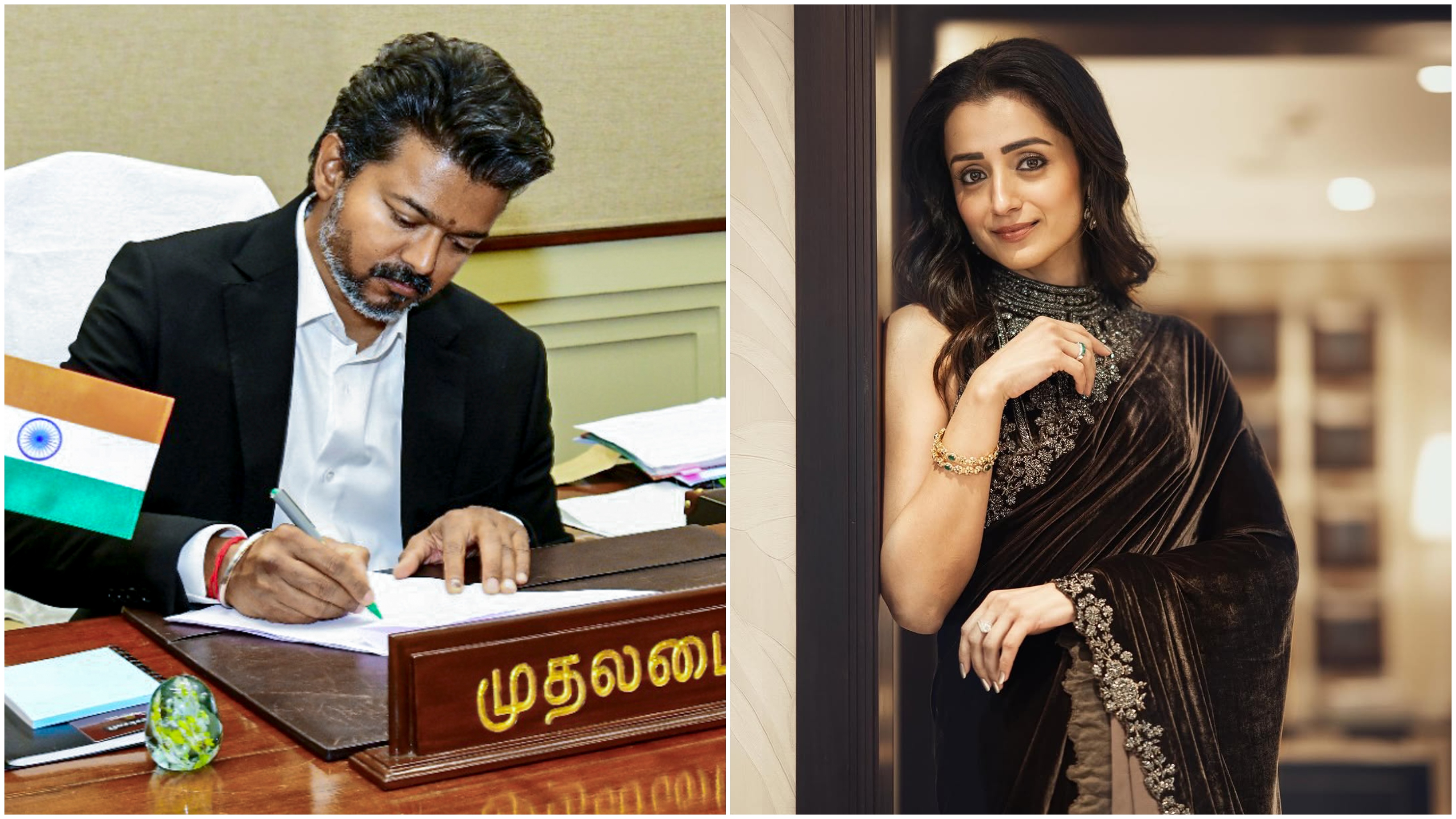 CM Vijay approves special 9 am shows for Trisha-Suriya starrer 'Karuppu' 