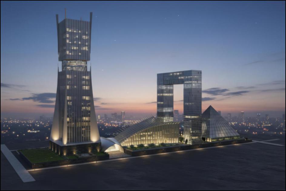 The proposed Africa-India Business Centre.