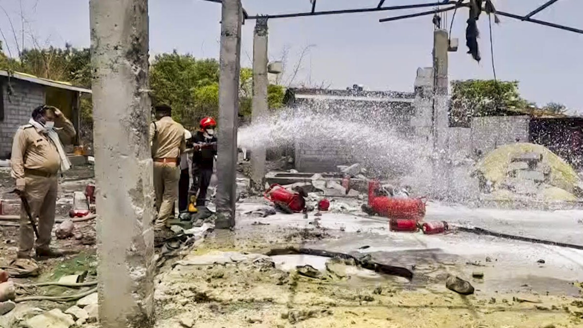 3 killed, 15 injured in fire after blast at firecracker unit in MP's Dewas; CM orders probe