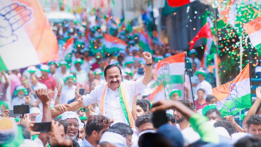 Celebrations on in Kerala as V D Satheesan is named as Chief Minister