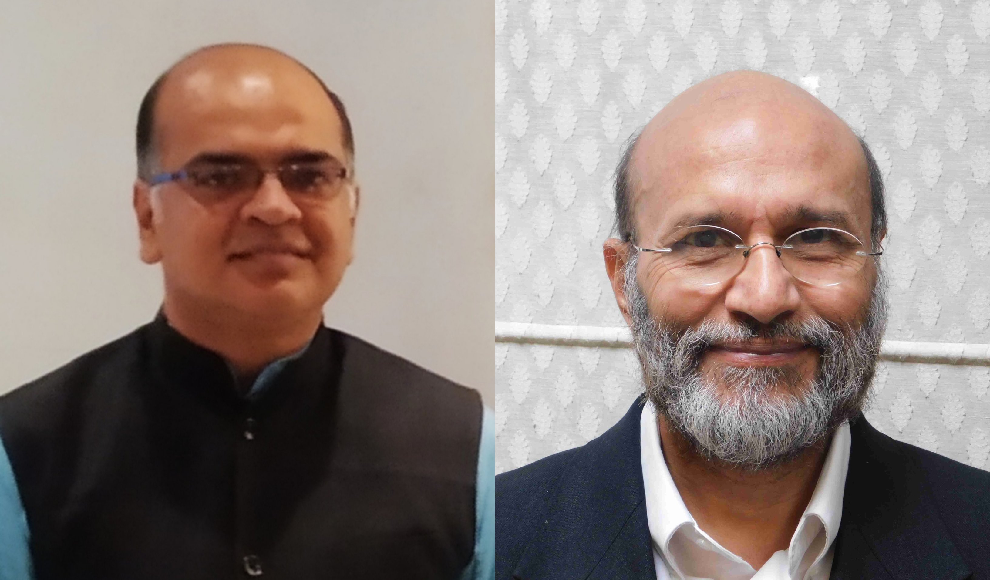 Authors Kingshuk Sarkar (left); Sanjay Mehrotra (right).