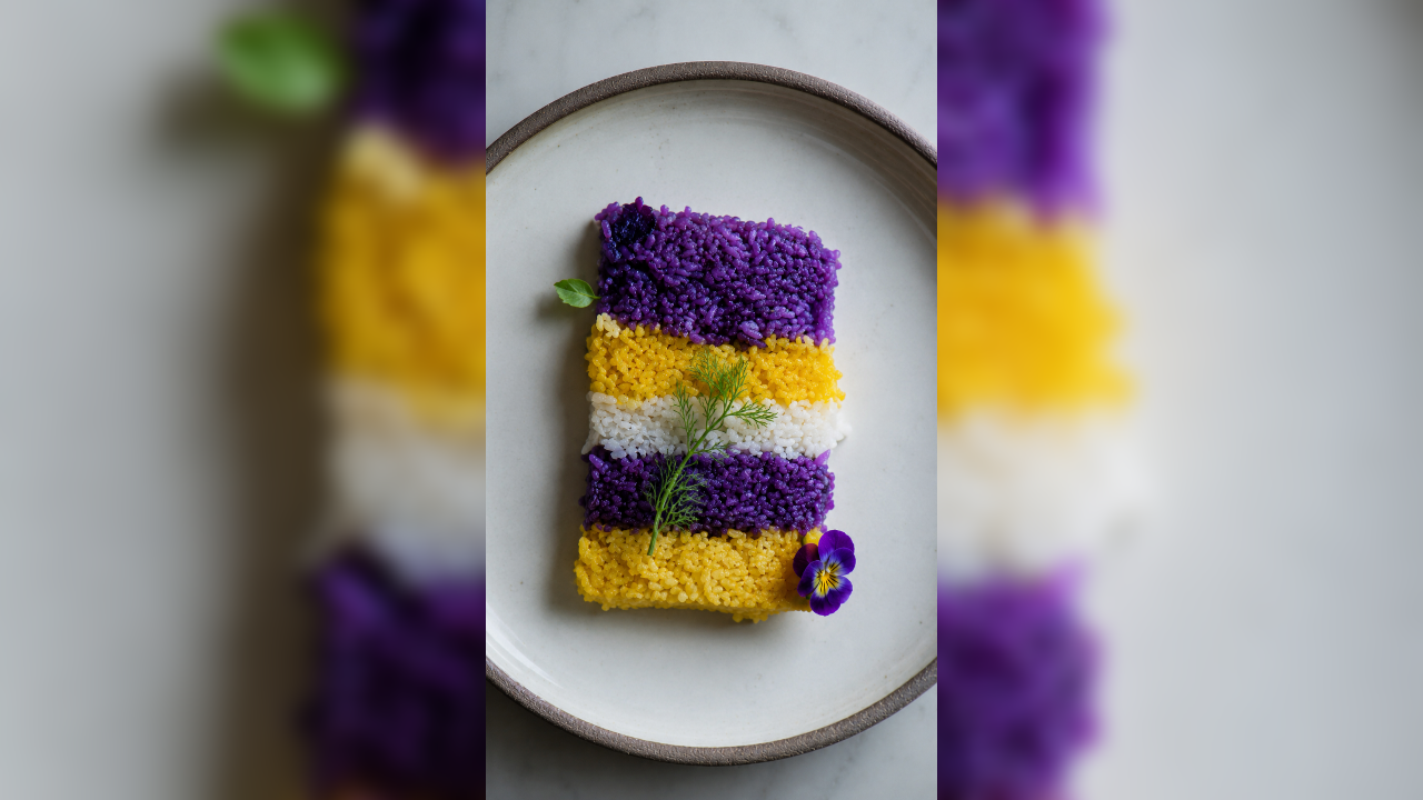 Purple Cabbage and Turmeric ‘Galaxy’ Rice: A heavenly experience
