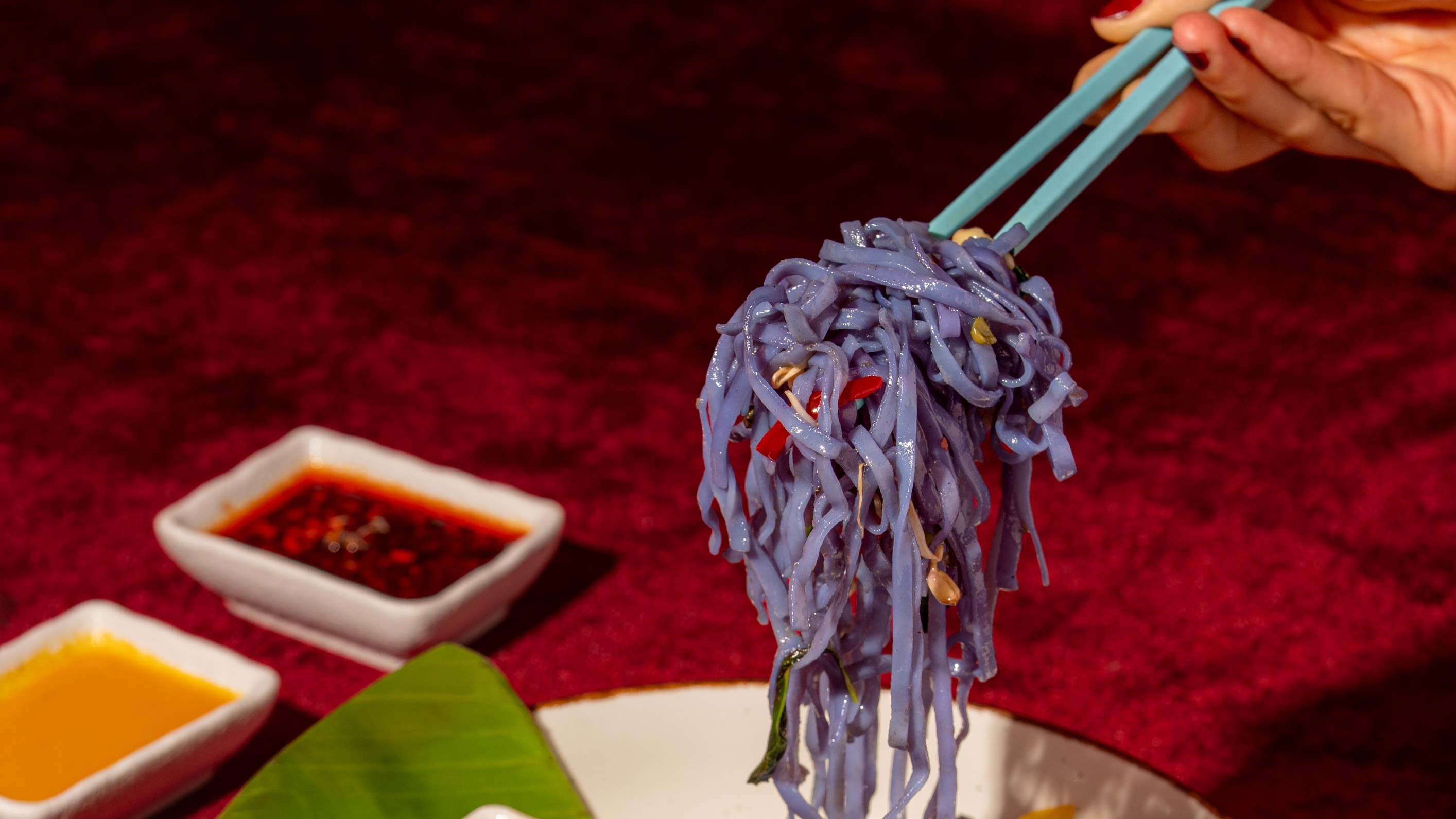 Blue Blaze Noodles: Ingredients & preparation