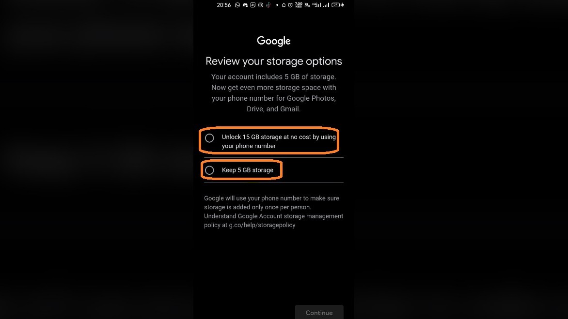 Google reduces storage space for new Gmail users.