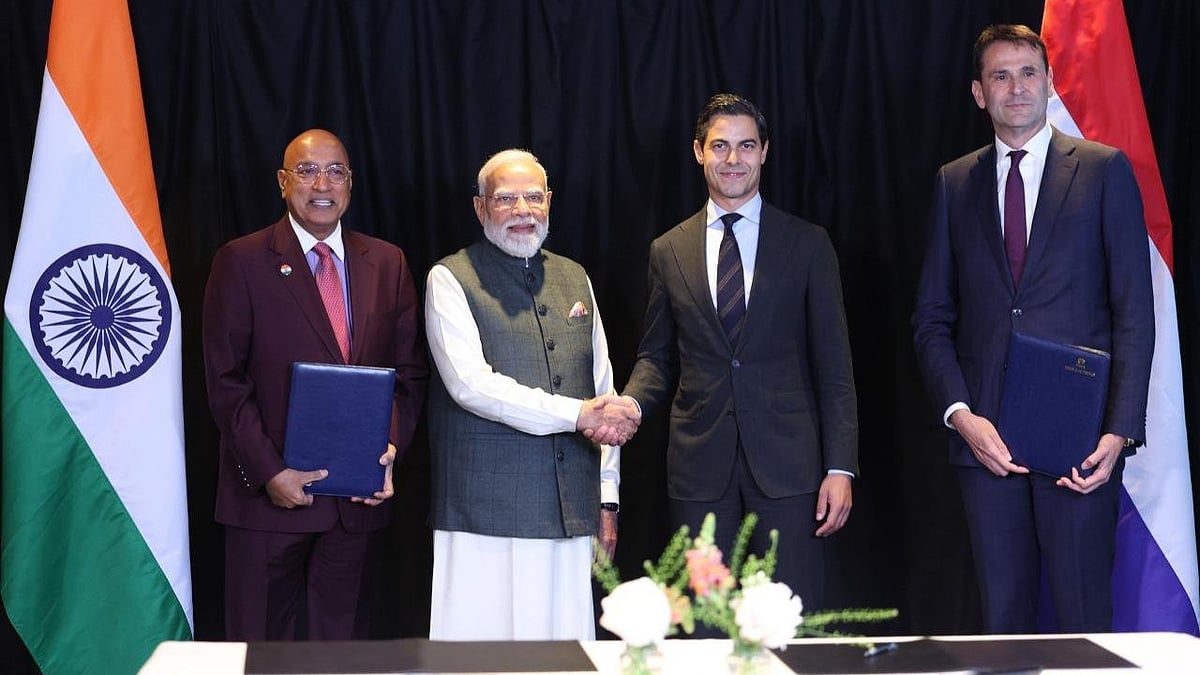 PM Modi urged Dutch companies to design, innovate and manufacture in India at a CEO roundtable in The Hague. He cited tax reforms, semiconductor growth, ease of doing business and the Tata-ASML chip partnership in Gujarat.