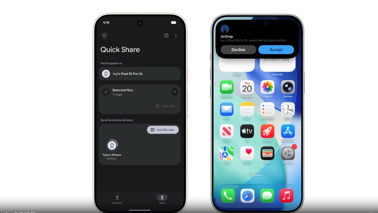 Google launches QuickShare-AirDrop sharing between Android and iPhones
