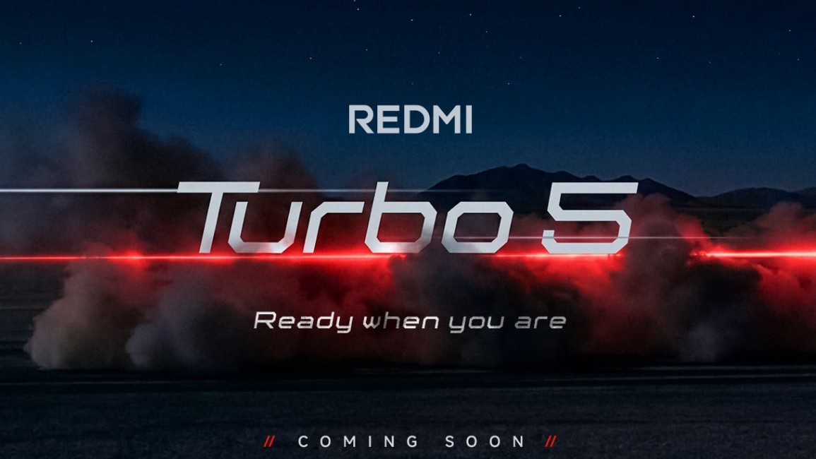 Redmi Turbo 5 teaser.