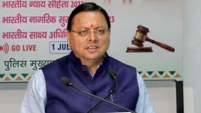 Uttarakhand CM Pushkar Singh Dhami. 