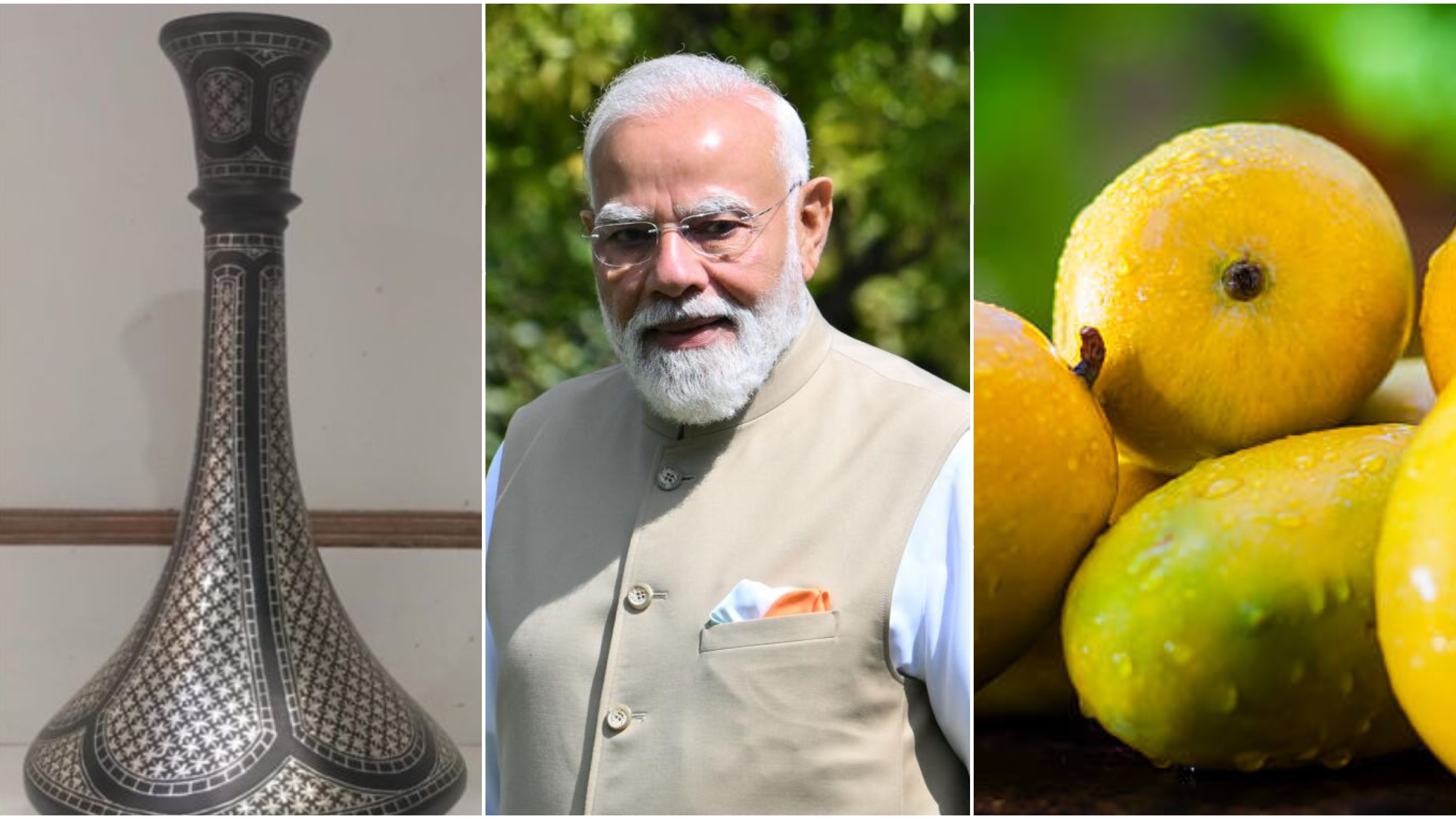 Silver vase, earrings, Kesar mangoes: What PM Modi gifted world leaders on 5-nation tour