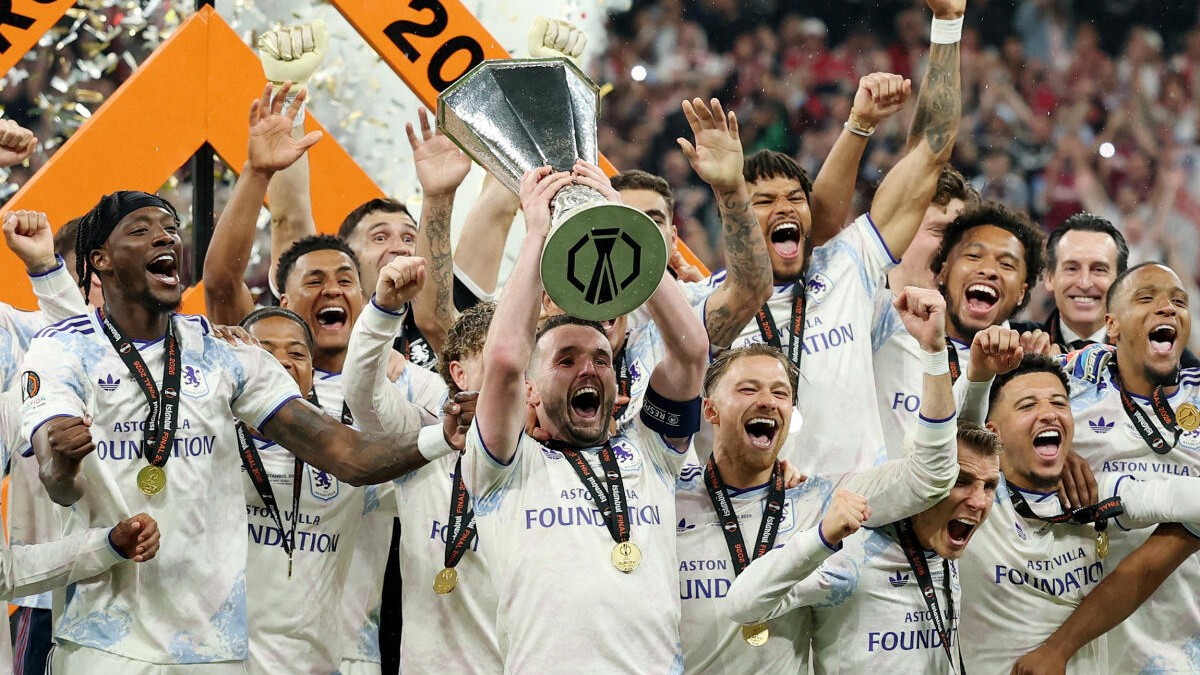 Europa League: Aston Villa clinch title to end 30-year trophy drought