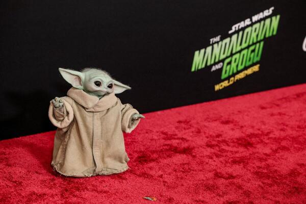 Grogu attends a premiere for the film Star Wars: The Mandalorian and Grogu at TCL Chinese theatre in Los Angeles