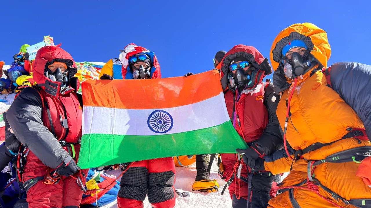 'History made on Mount Everest': ITBP's all-woman expedition successful summit makes India proud