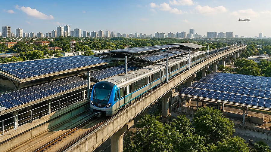 Running metro entirely on solar power would require policy, infra changes: BMRCL