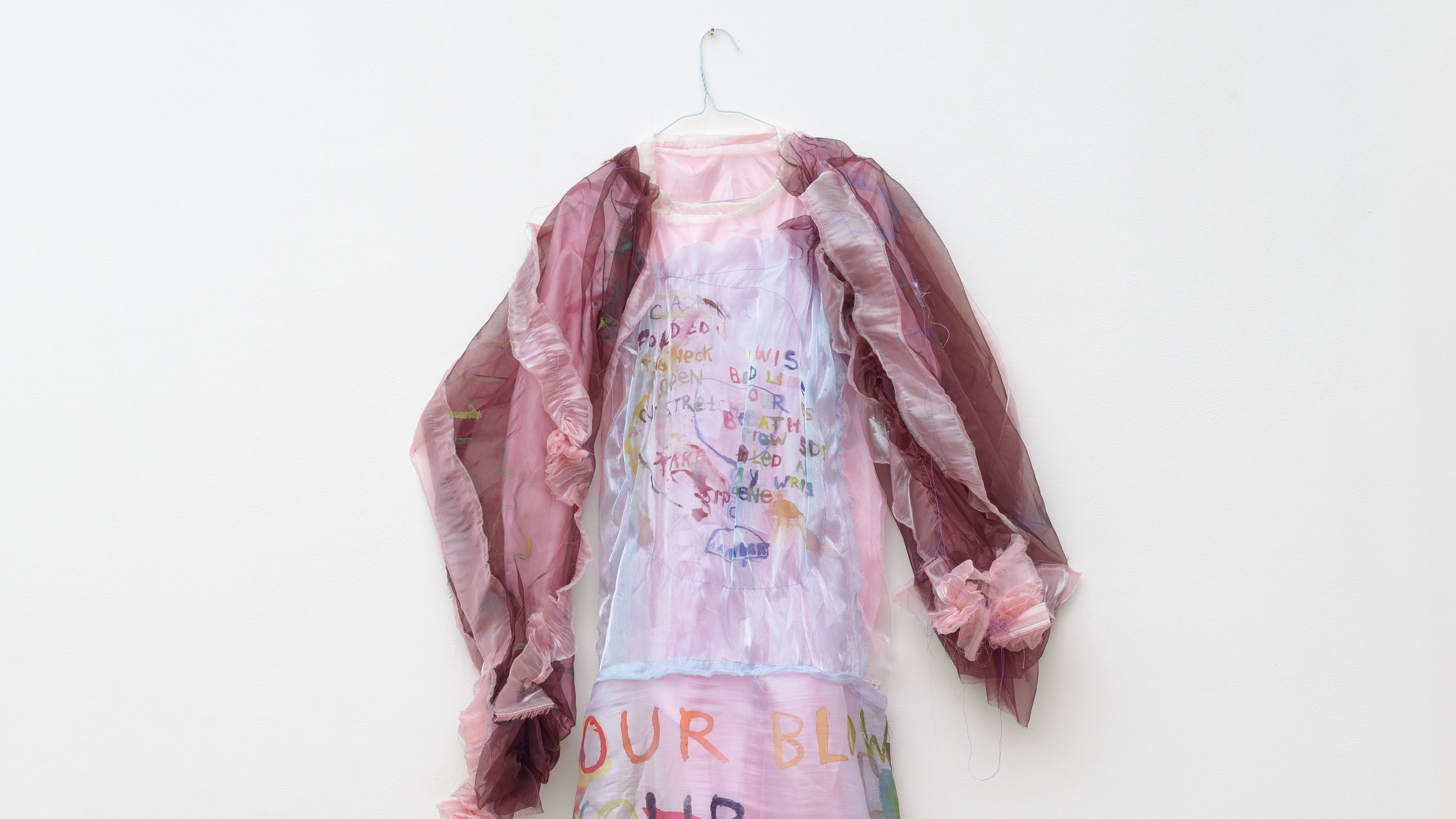 Anger sewn in silk