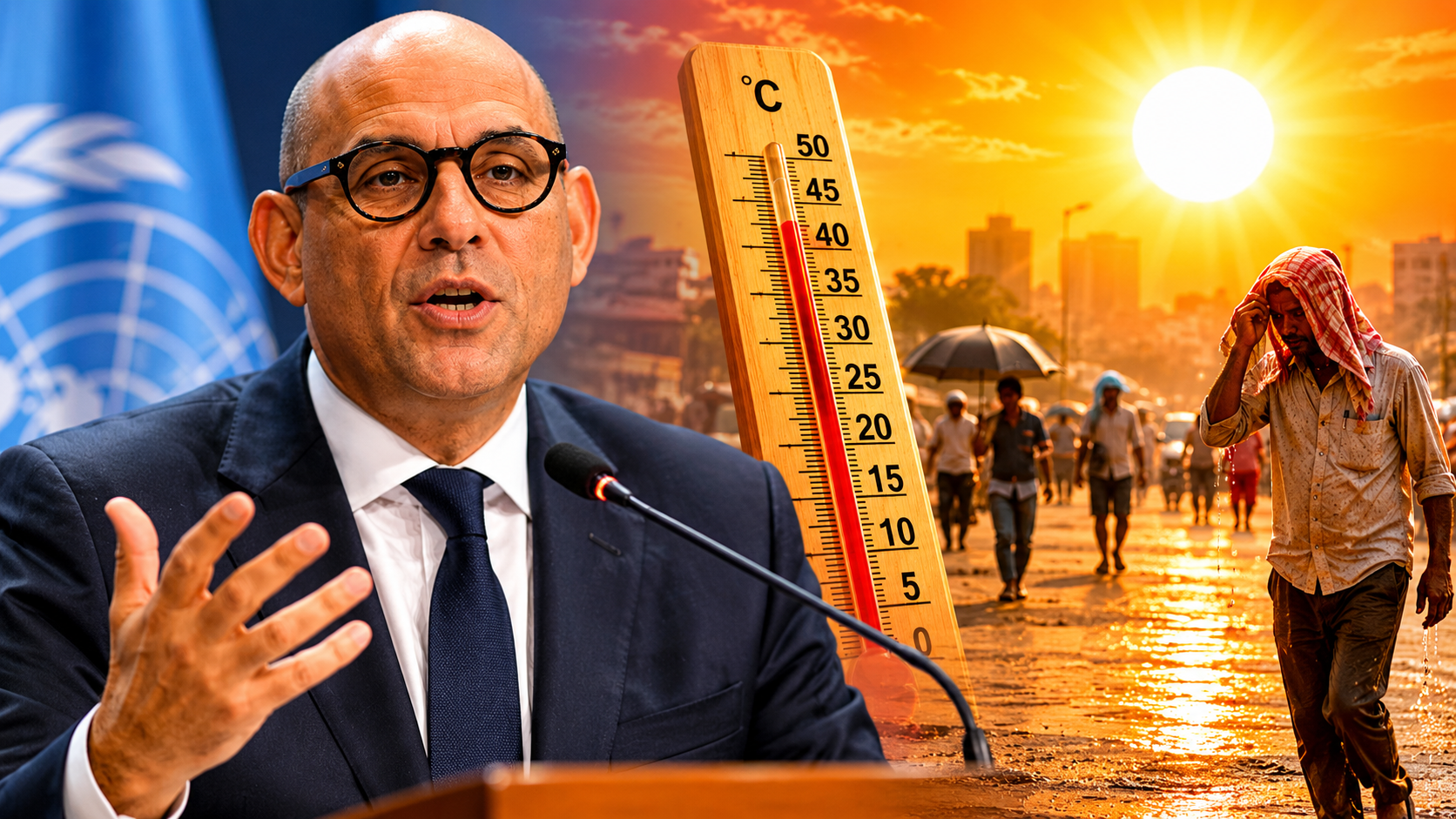 UN climate chief says worsening climate change driving India’s extreme heat