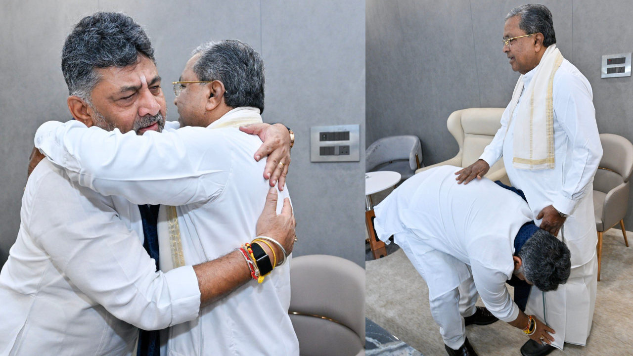 D K Shivakumar and Siddaramaiah