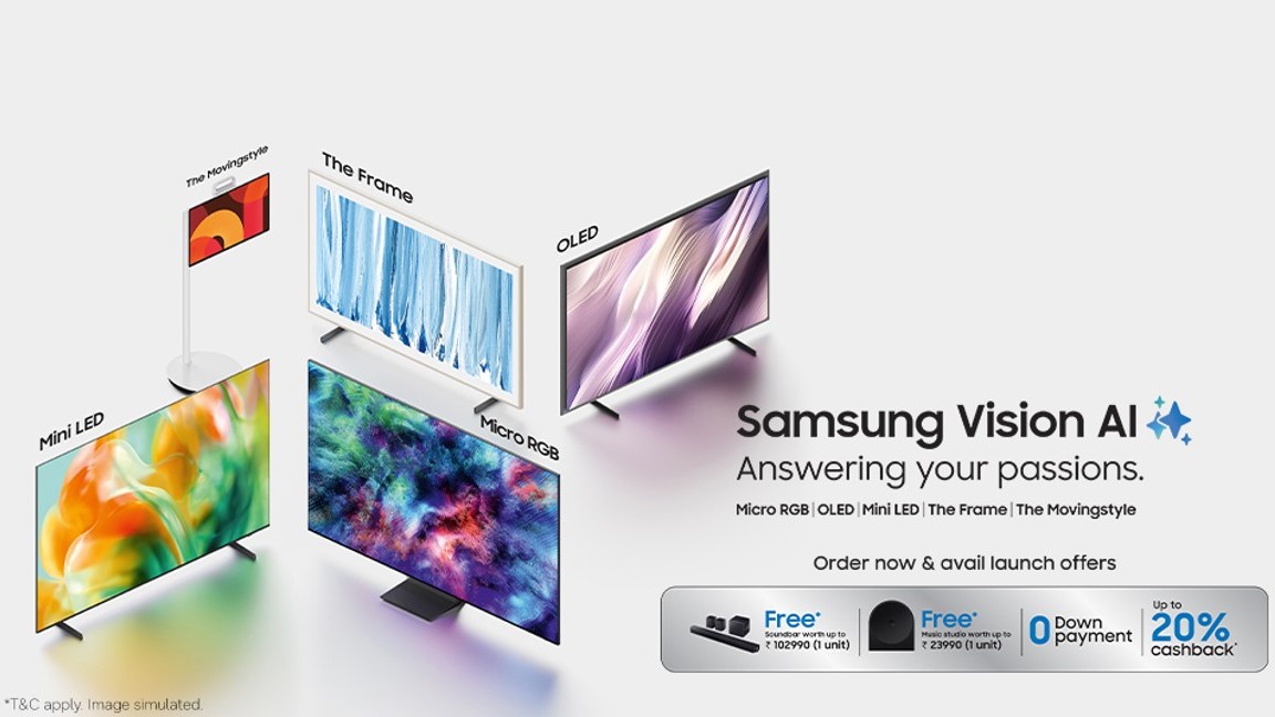 Samsung Vision AI smart TVs.