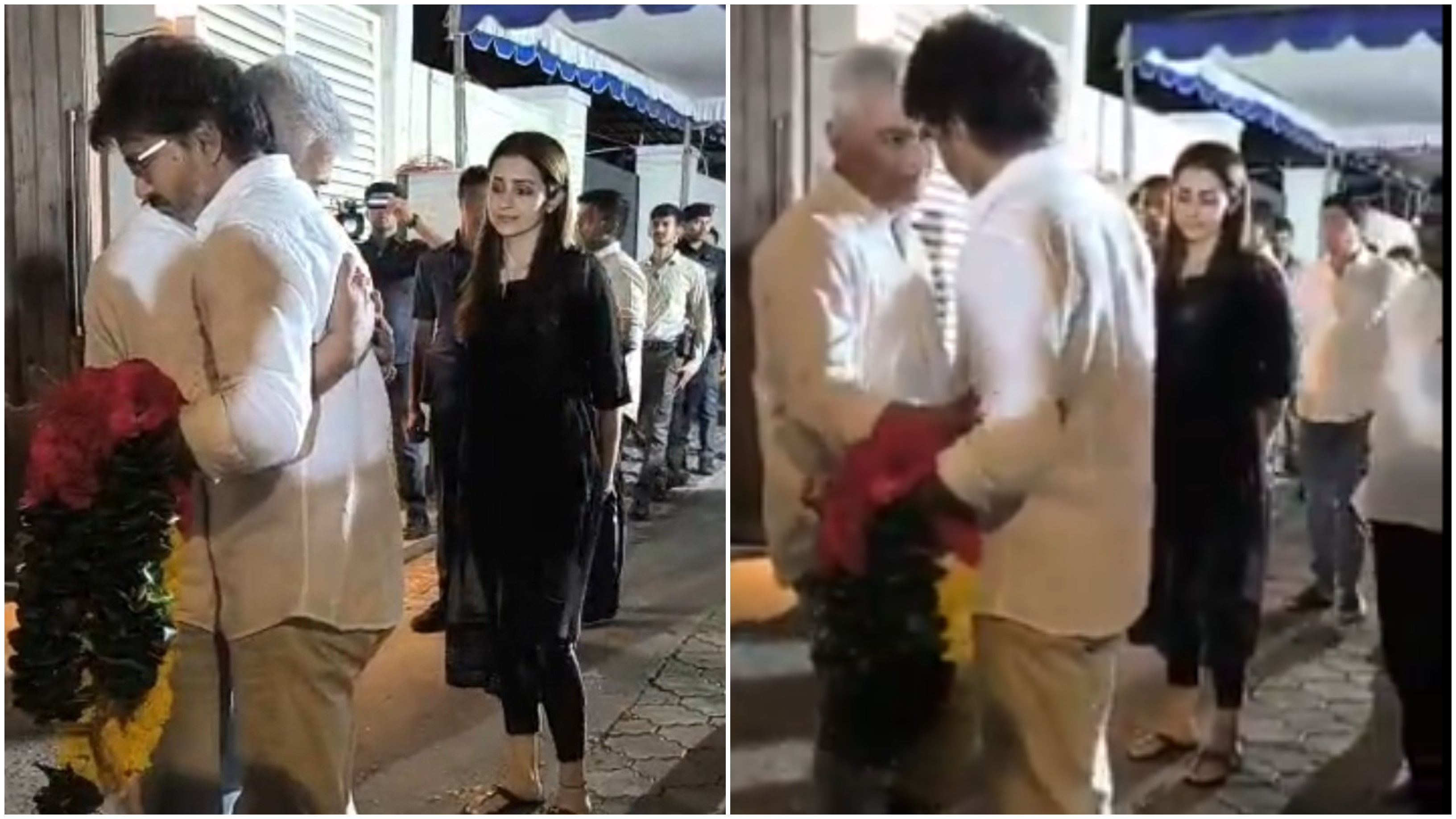 Vijay, Trisha visit Ajith Kumar as 'Good Bad Ugly' actor mourns loss of his mother