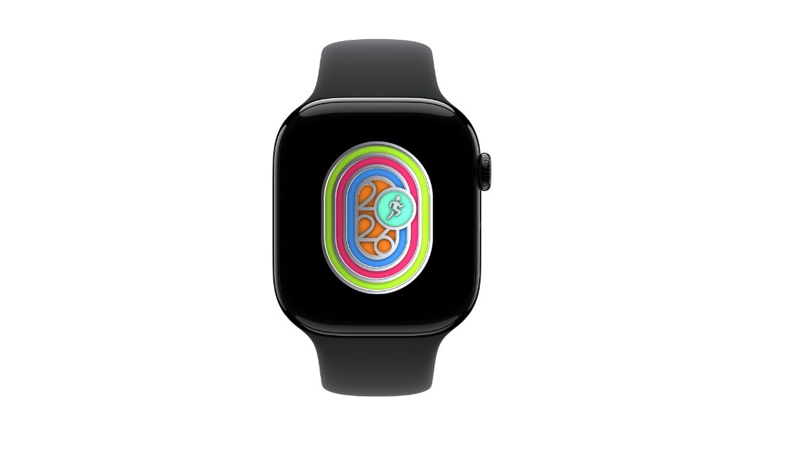 Global Running Day Award on Apple Watch.